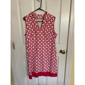 Jessica Howard Fuschia‎ Pink Dress Career Cocktail Party Geometric size 12